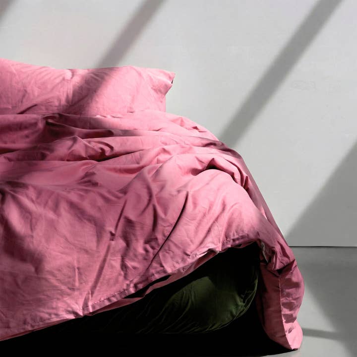 Funda nórdica de algodón Fucsia · vista 3
