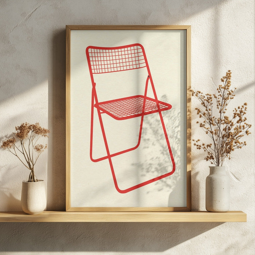 Lámina gráfica Objeto Rojo · vista 4