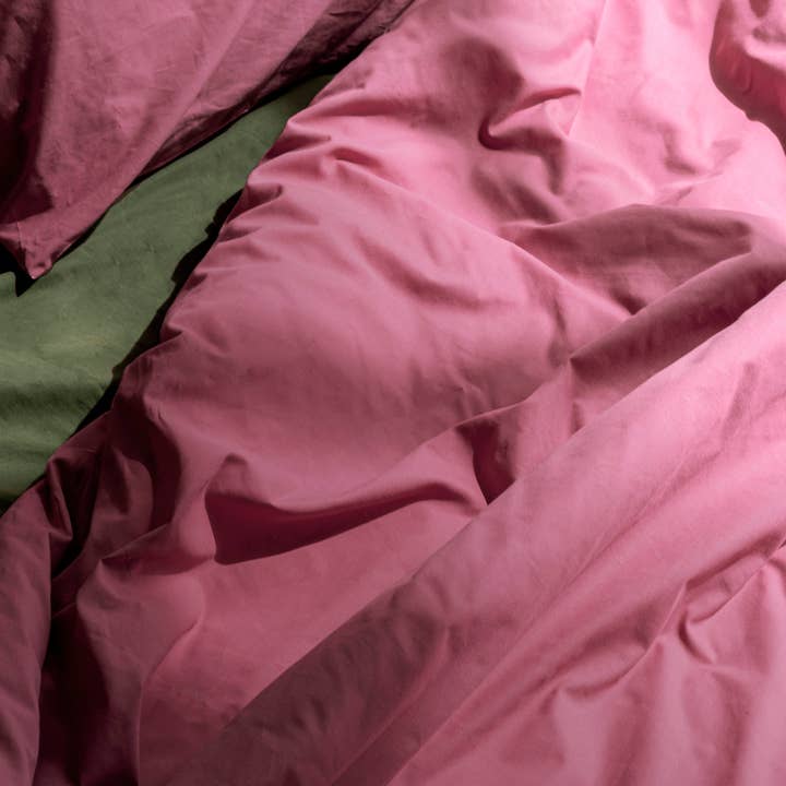 Funda nórdica de algodón Fucsia · vista 4
