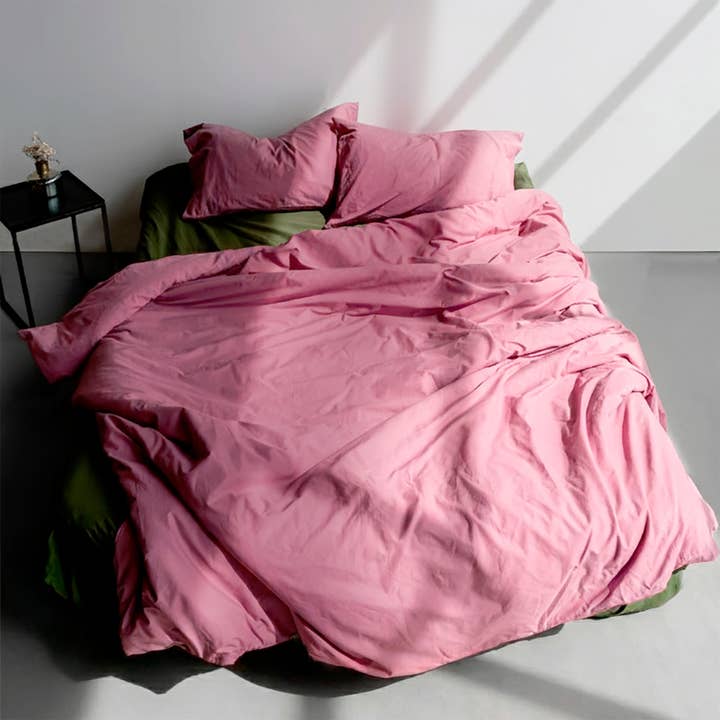 Funda nórdica de algodón Fucsia · vista 1