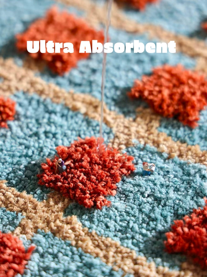 Alfombra de baño Mosaico Retro · vista 7