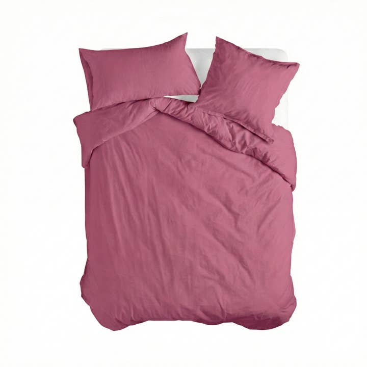 Funda nórdica de algodón Fucsia · vista 5